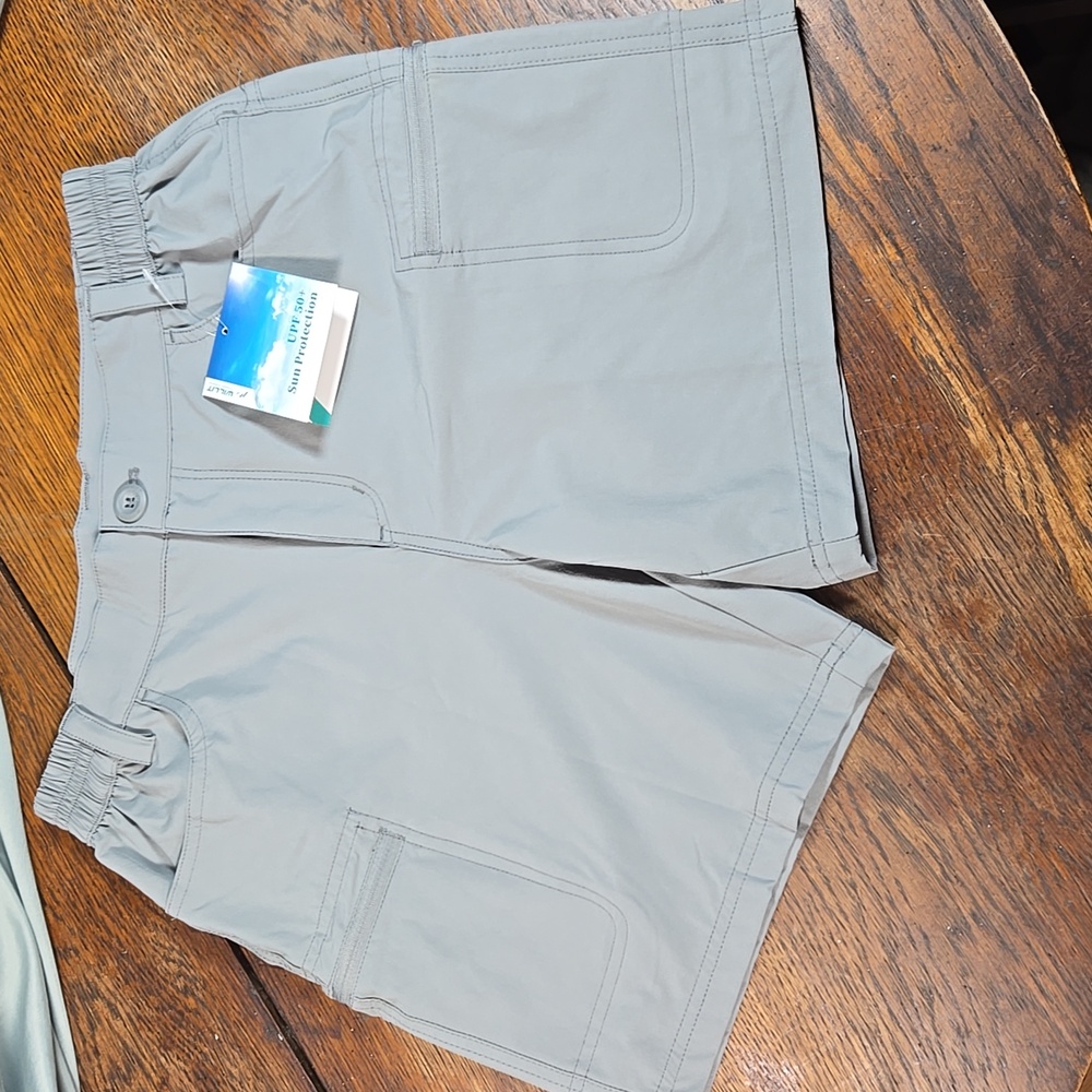 Willit Black Stretch Nylon Cargo Hiking Shorts - Women's Size S UPF 50+